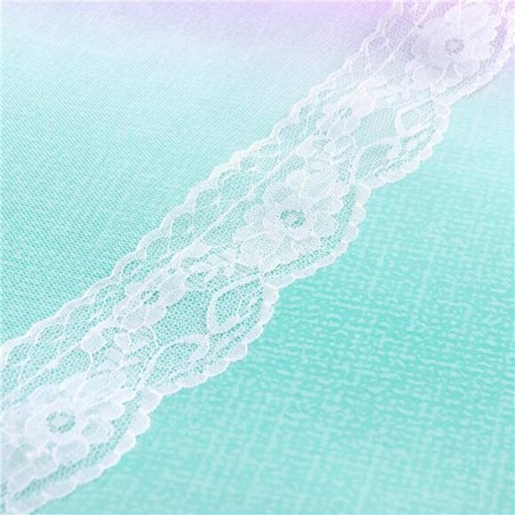 Curtains for Girls Bedroom Decor, Rainbow Curtains for Kids Room Decor, - Picture 6 of 7